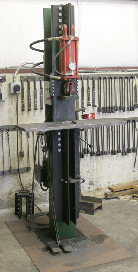hydraulic forging press plans